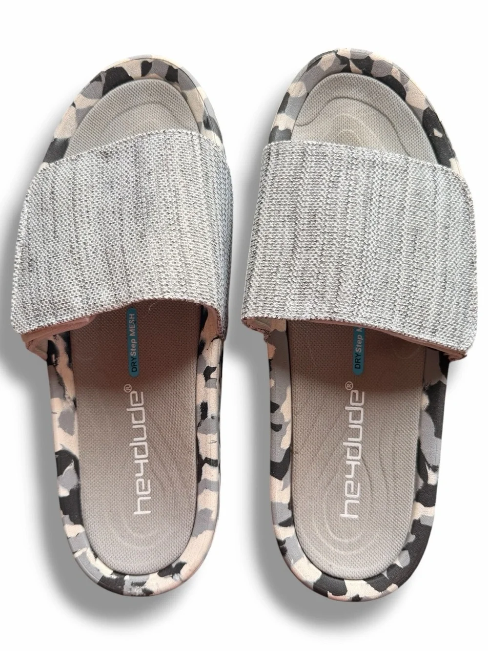 Hey Dude Men's Phoenix Slides Slip On Sandal Comfortable Lightweight Size 8